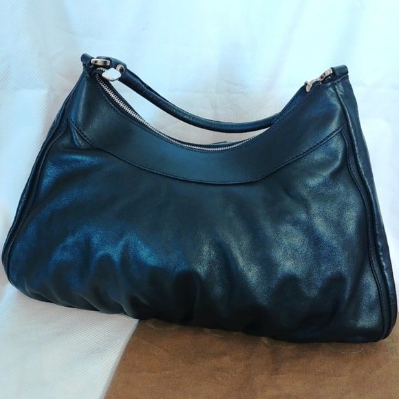 Gucci Vintage Large Abbey D-Ring Hobo in Black Leather EUC - Picture 12 of 16